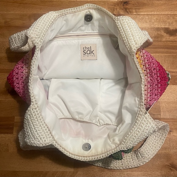 The Sak Crocheted Rainbow Shoulder Bag - Picture 3 of 4